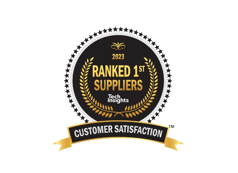 RANKED 1st Suppliers TechInsights Award 2023